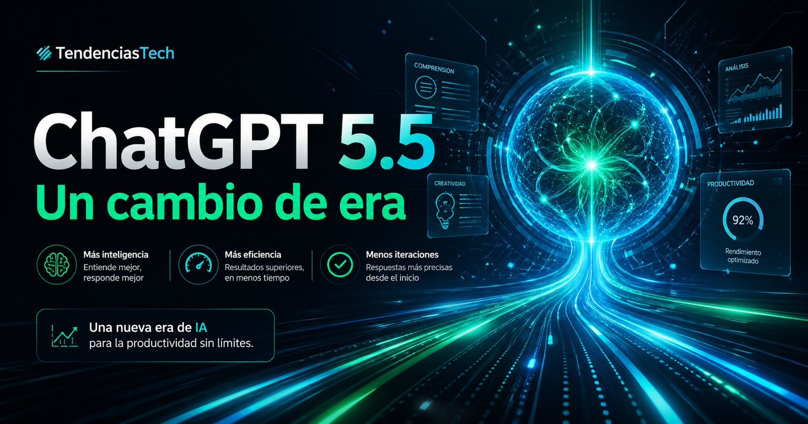 ChatGPT 5.5: el cambio de era que no se nota en la interfaz, pero sí en cómo trabajamos con IA