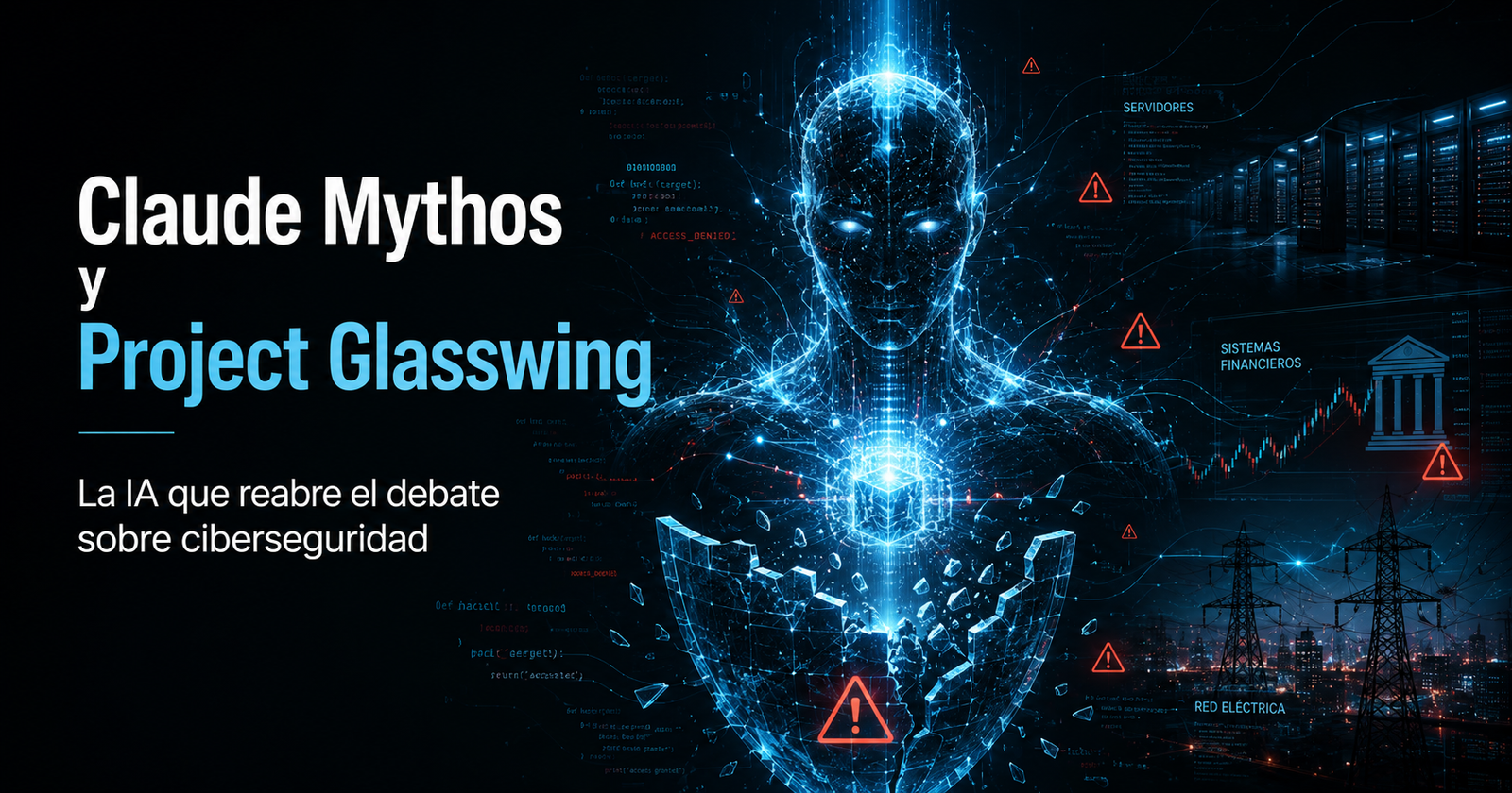 Claude Mythos y Project Glasswing, inteligencia artificial avanzada aplicada a ciberseguridad y protección de infraestructuras críticas